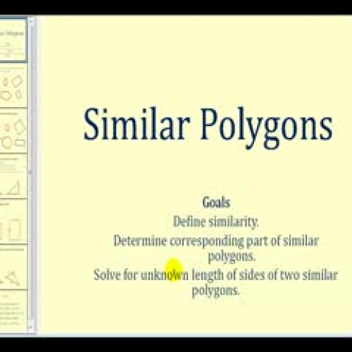 Similar Polygons