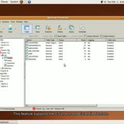 How to export multiple tables into a single f