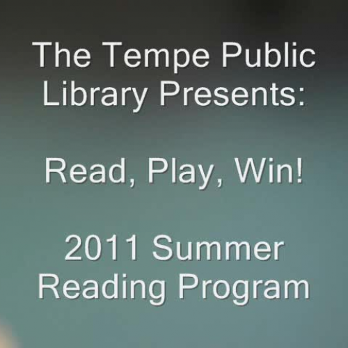 Tempe Public Library Summer Reading 2011