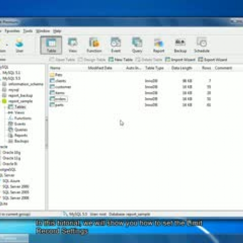 How to set the number of records showed on ea