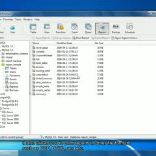 How to print reports to other formats? (Windo