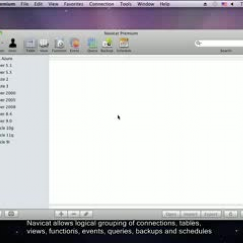 How to group database connections and objects