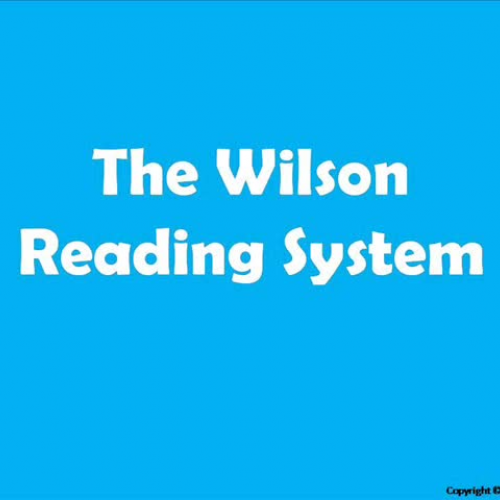 Wilson Reading Teaching with Technology