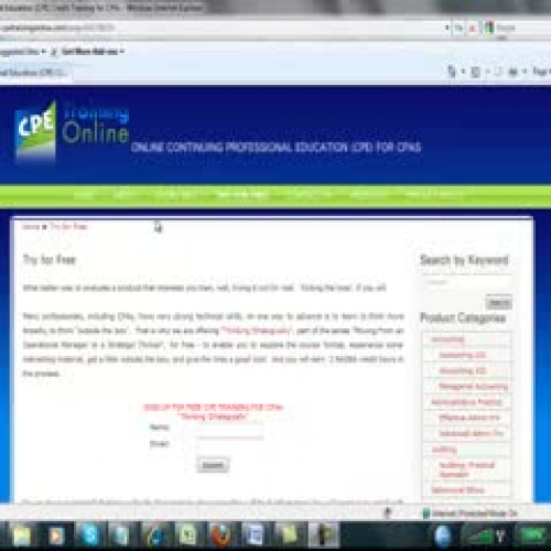 CPE Online:  Planning and Personalizing Choic