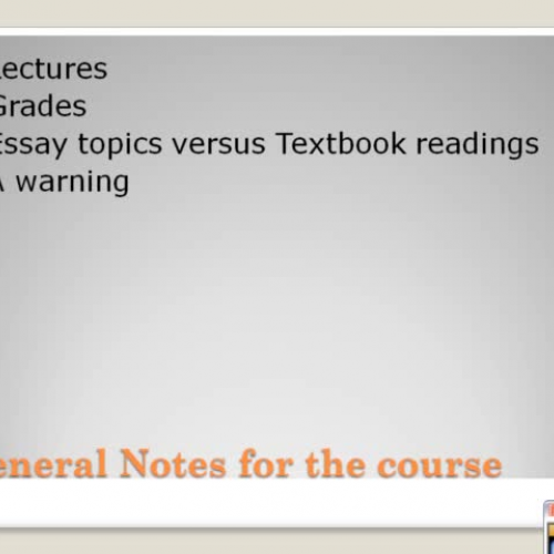 Lecture 1 Part 1