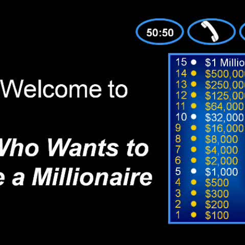 Free Who Wnats to be a Millionaire Game