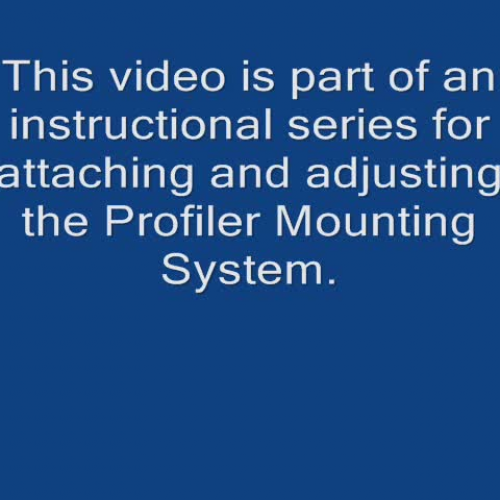 Attaching the Mounting Arms - Video 2 of 5