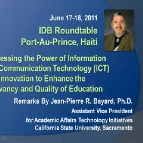 ICT-Presentation in Haiti
