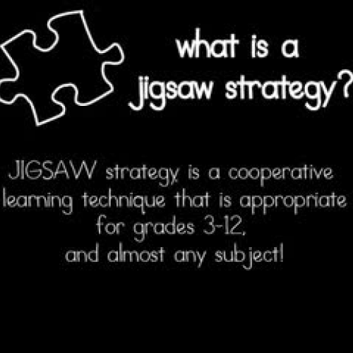 Jigsaw Strategy for EL Learners