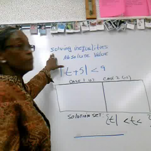 Solve ineq absolute value