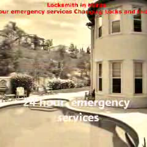 Locksmith in Miami 24 hour emergency services
