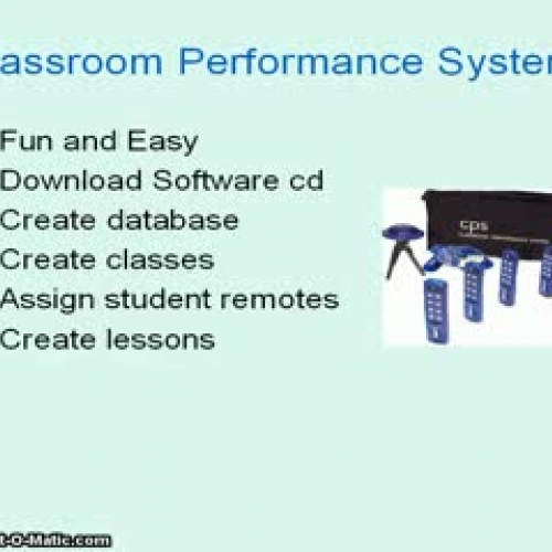 CPS-Generating classes and lessons