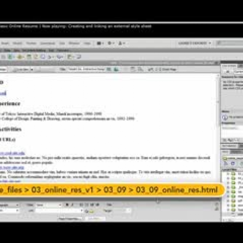 Linking to Stylesheets