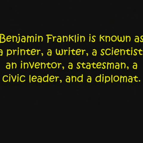 Benjamin Franklin Bio