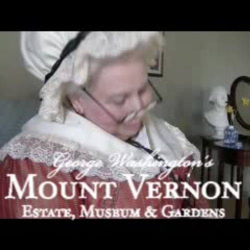 Historic Mount Vernon: Playing Martha Washing