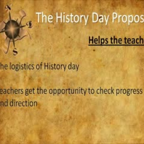 The Proposal Assignment