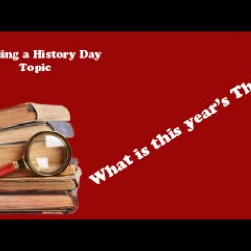 Picking your Topic 2011