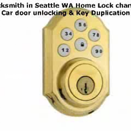 Locksmith in Seattle WA Home Lock change Car 