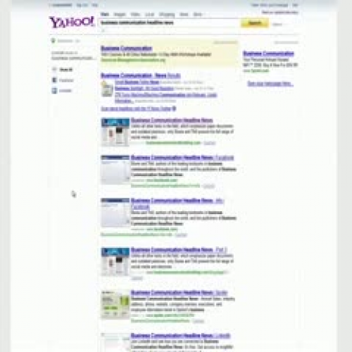 Business Communication Headline News