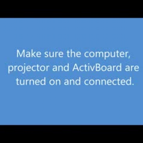 How to Calibrate a Promethean ActivBoard