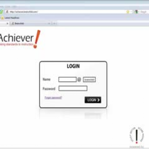 Overview of the NEW Achiever! website