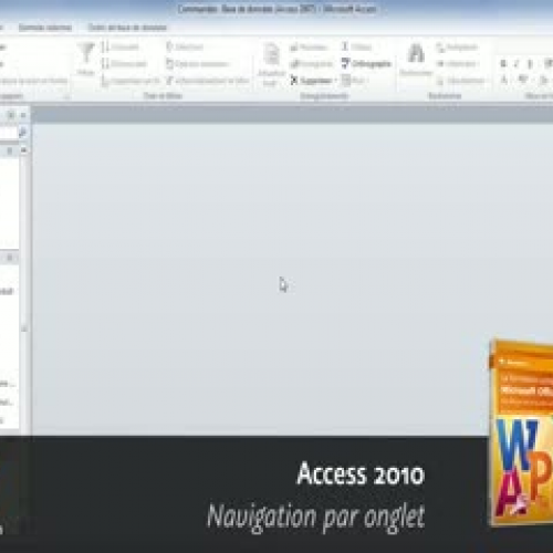 Access 2010 : Navigation par onglet