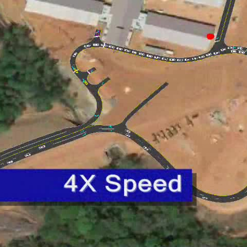 Banks Trail Middle School Car Traffic Pattern