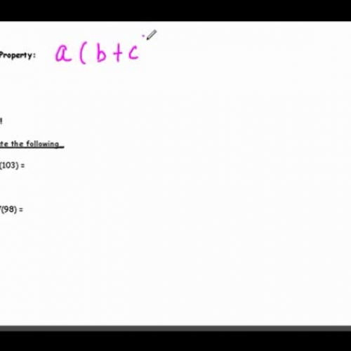 Distributive Property