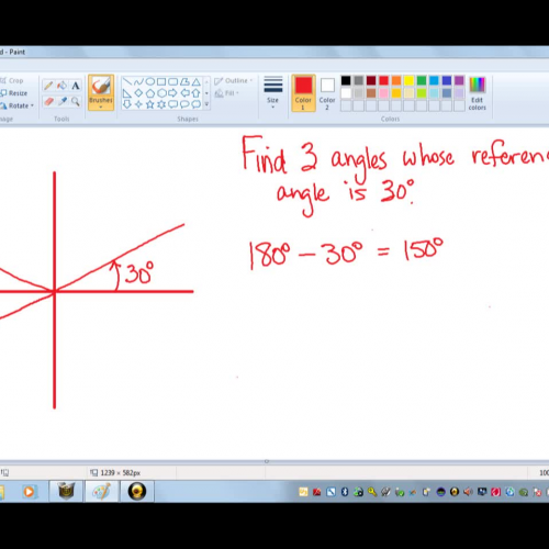 Shu-tube finding reference angles