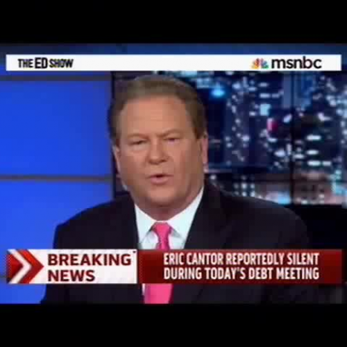 MSNBC debt ceiling