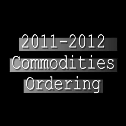 Commodity Ordering Demo