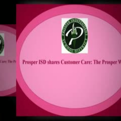 Prosper ISD Shares Customer Care: The Prosper