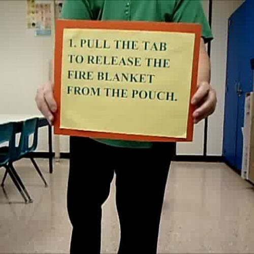 Using a Fire Blanket