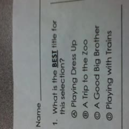 BOY Reading Assessment