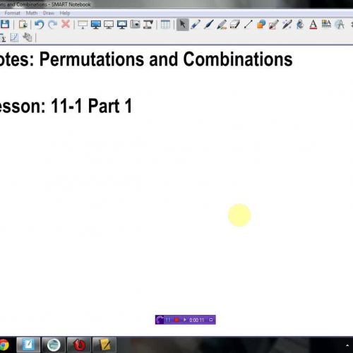 11.1 Permutations &amp; Combinations Part 1