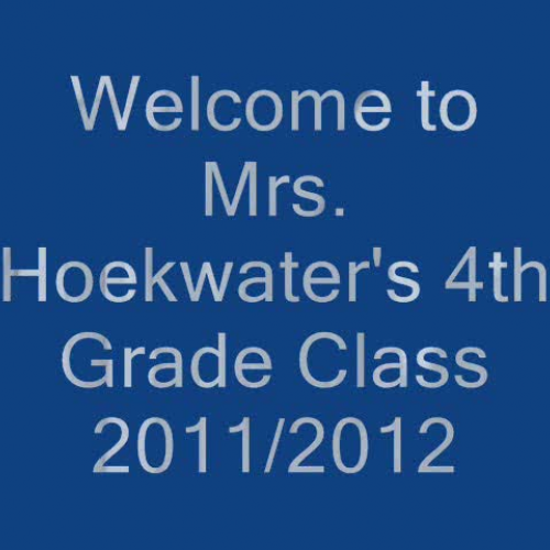 Welcome to 4th Grade!