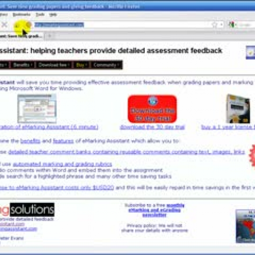 Save time grading papers using eMarking Assis
