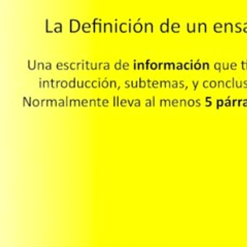 Ensayos