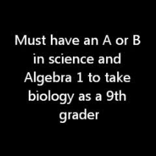 Freshman Science at LBHS