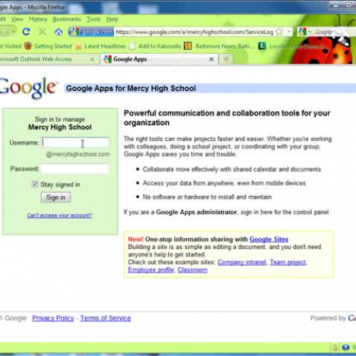 Getting Started with Google Apps