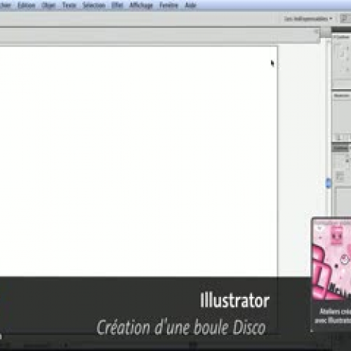 Illustrator : Création d'une boule disco