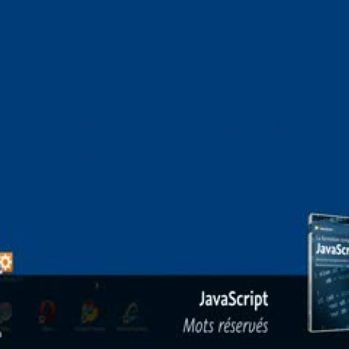 Javascript : Mots réservés