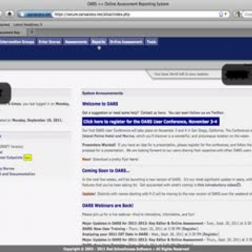 Student Benchmark Results