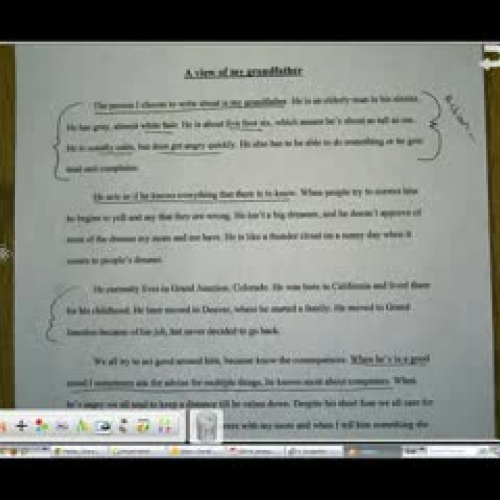 Character Sketch Revision