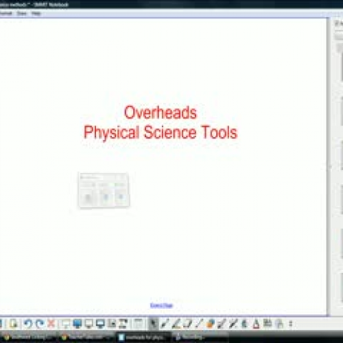 WMHS S9 Physical Science Tools Video Summary 