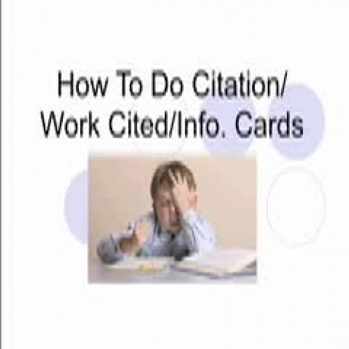Citation Cards