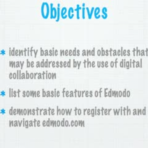 Digital Collaboration - Intro to Edmodo