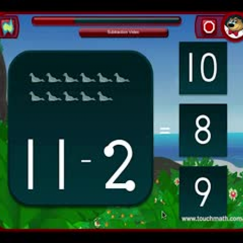 TouchMath First Grade Software Disc 2 - Subtr