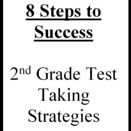 8 steps to success:  2nd grade reading strate