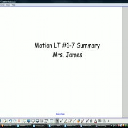 WMHS Science 9 Motion LT #1-7 summary